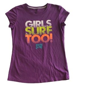 Nike Purple Girls Surf Too shirt